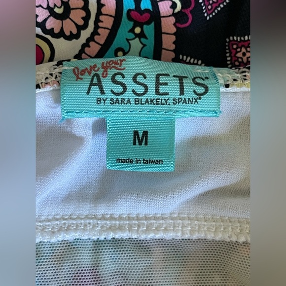 SPANX Paisley Print Swimsuit - Multicolor - Picture 3 of 5